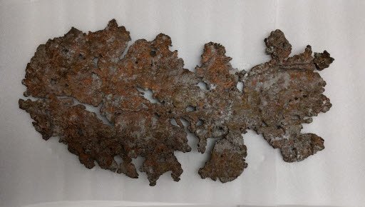 Leaf Copper from Ahmeek Mine, Ahmeek, Michigan - Geospecimen