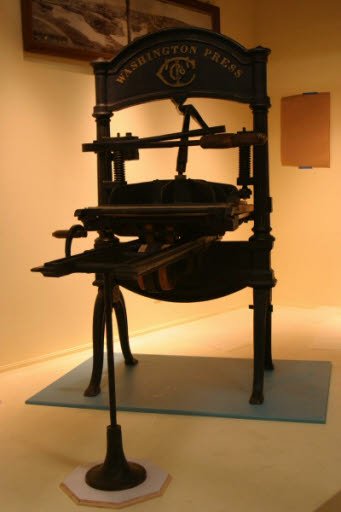 Washington Hand Press - Press, Printing