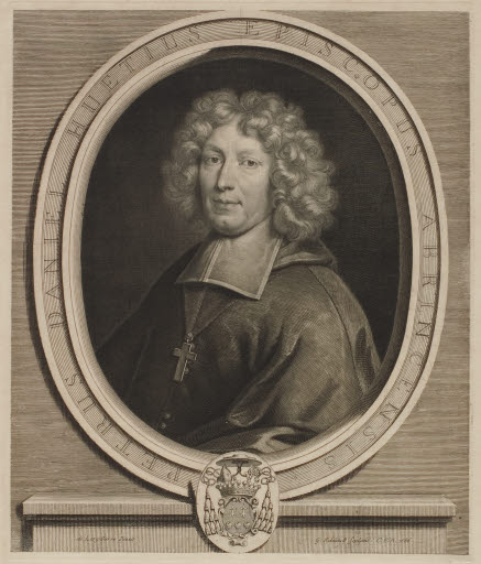 Petrus Daniel Huetius Espiscopus Abrincensis - Print, Intaglio