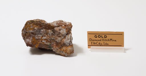 Gold Geospecimen from Diamond Hitch Mine, Elk City, Idaho - Geospecimen