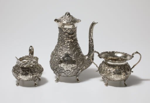 Sterling Silver Coffee Set - Service, Coffee