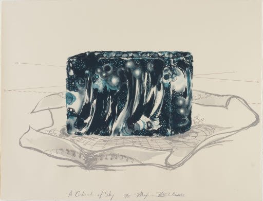 A Block of Sky - Lithograph