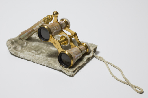 Helen Campbell's Opera Glasses and Pouch - Glass, Opera