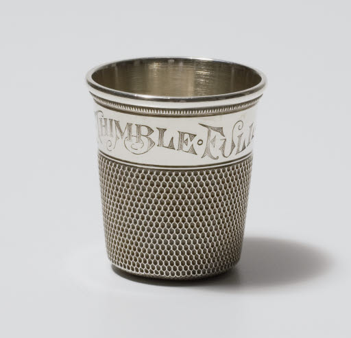 Silver "Only A Thimble Full" Jigger - Jigger